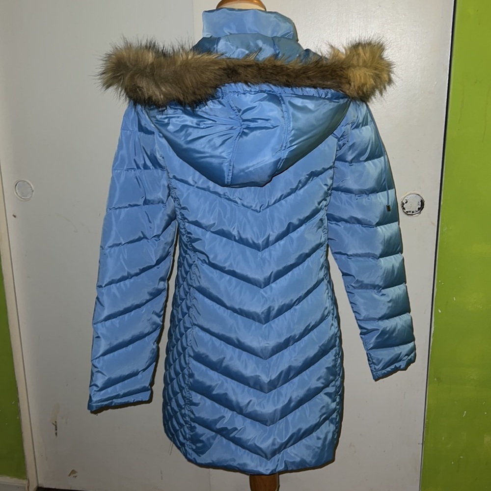 Large blue down jacket brand new - Picture 3 of 13